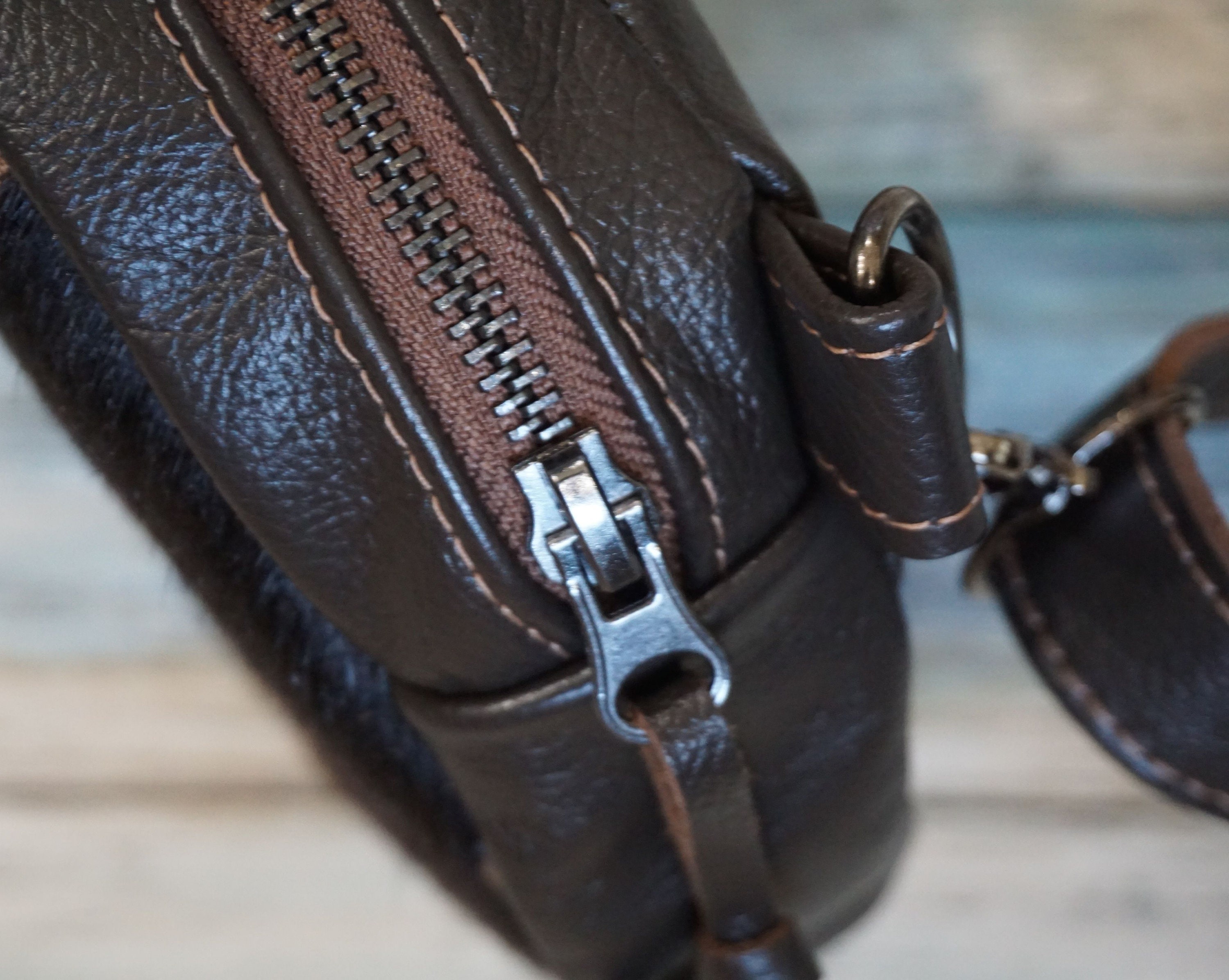 Leather Convertible Crossbody Bag, Round Leather Purse, Round Leather