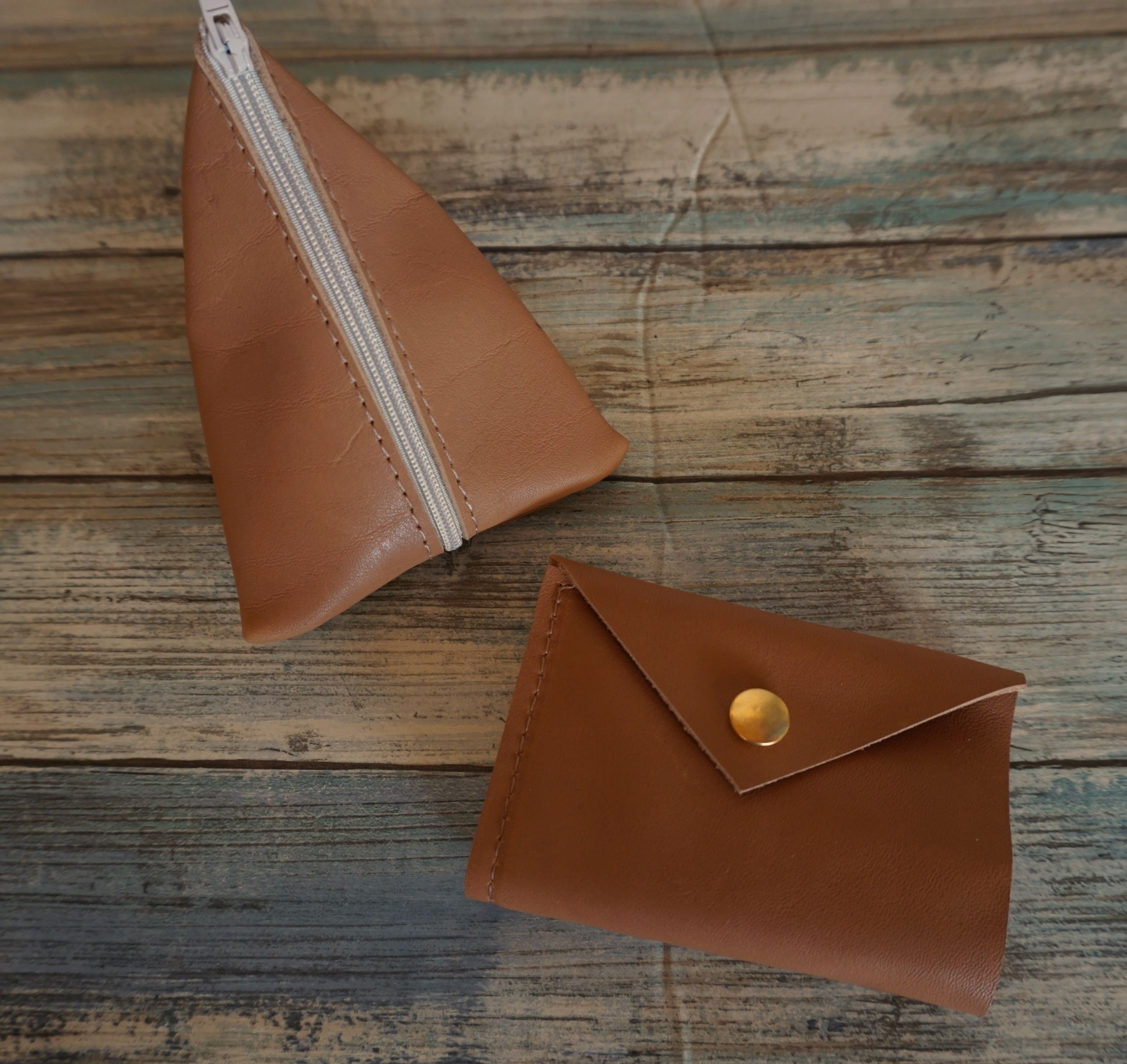 Tutorial - Leather Card Holder Coin Purse | Leather Decor