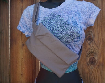 Leather Fanny Belt ~ Fanny Pack ~  Music Festival Belt ~ Travel Money Belt ~ Concert Belt ~ Leather Bum Bag ~  Leather Fanny Pack