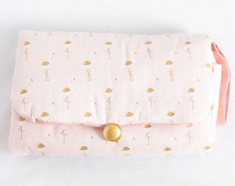 Gold Flamingo | Diaper Changing Pad, Diaper Mat, Baby Shower Gift, Baby Gift, Portable Changing Pad, New Baby