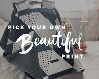 Design Your Own | Baby Car Seat Canopy, Infant Car Seat Cover, Carseat Cover, Handmade Gift New Mom, Car Seat Tent, Personalized Gift