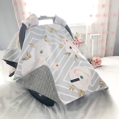 Dinosaur Garden Baby Car Seat Canopy Infant Car Seat Cover Etsy