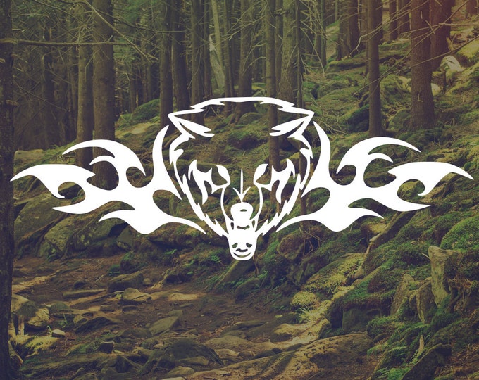 Wall Decal Vinyl Sticker Bumper Sticker Wall Art Laptop Decal Car Decal Laptop Sticker Wolf Decal Brisk Wolf Vinyl Decal