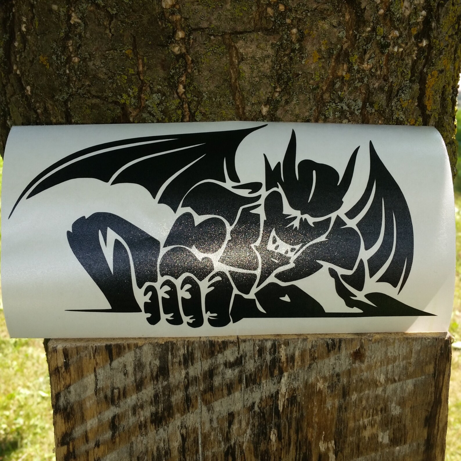 Gargoyle Vinyl Decal - Gargoyle Decal - Computer Decals - Gargoyle Art ...