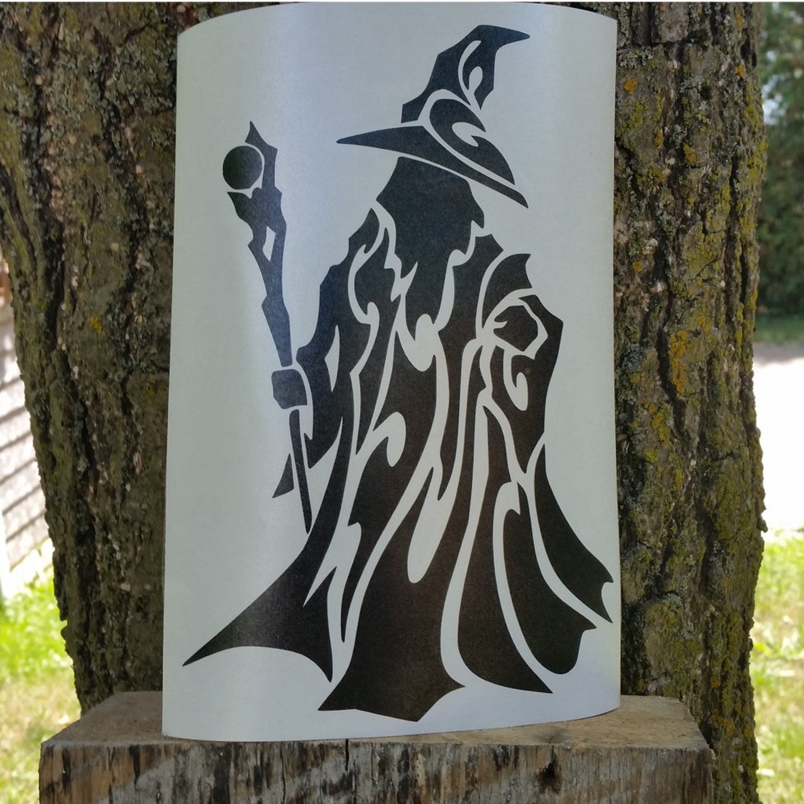 Wizard Decal Wizard Wall Decal Wizard Car Decal Wizard Etsy Australia