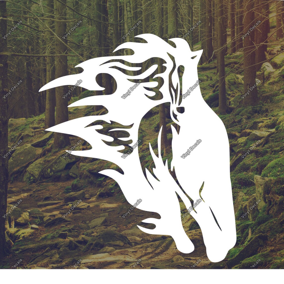 Horse Car Decal Horse Vehicle Decal Horse Laptop Decal Etsy Canada