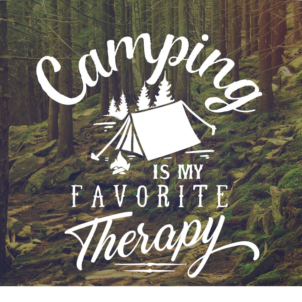 Camping Decal Camping Sticker Camper Decal Vinyl Decal Etsy