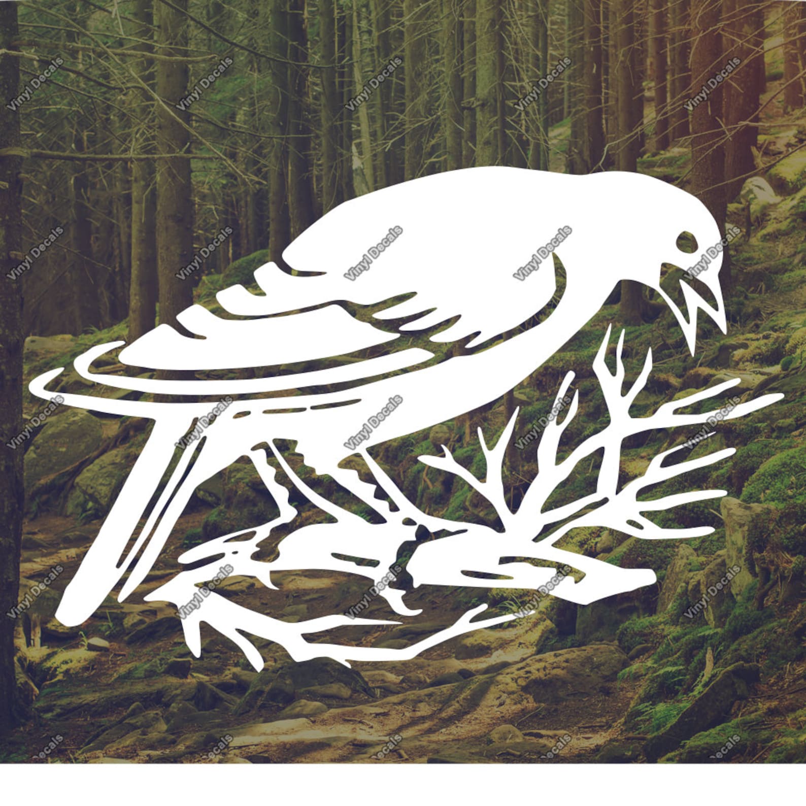 Bird Sticker Bird Vinyl Decal Bird Decal Laptop Decal Etsy UK