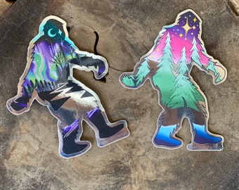 Mirror Squatch Sticker Pack