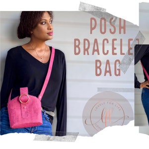 Posh Bracelet Bag PDF Sewing Pattern crossbody,belt bag image 2