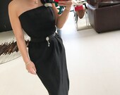 Stunning blingy rhinestone studded toga