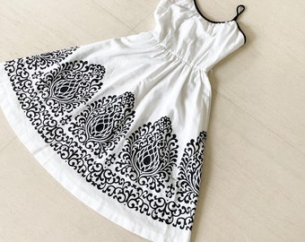 Classic Black and White Shaheen Sundress