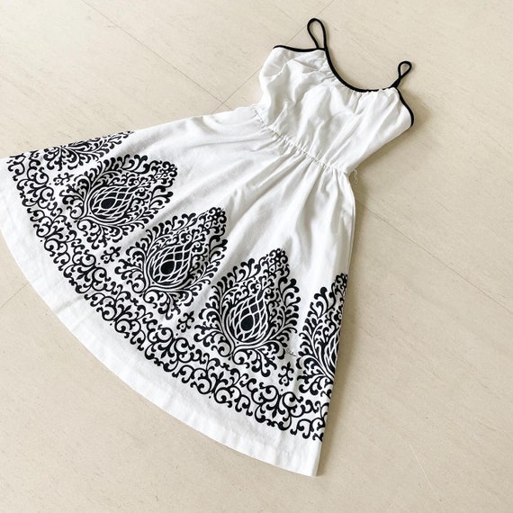 Classic Black and White Shaheen Sundress