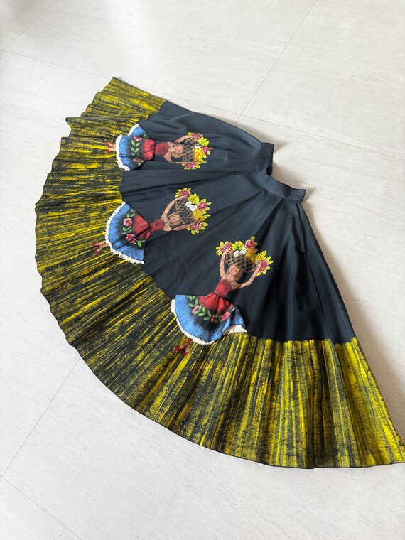 Glorious Peekaboo Mexican Skirt