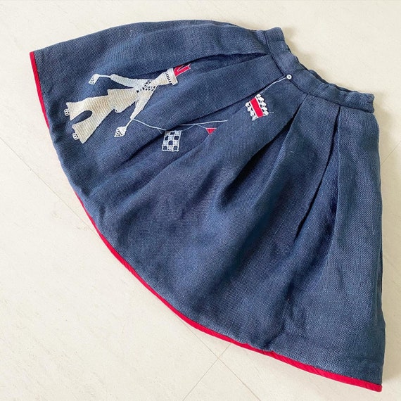 Cute Sailor Man Burlap Skirt