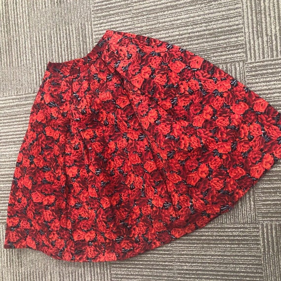 Traffic Stopping Rose Print Sportaville Skirt