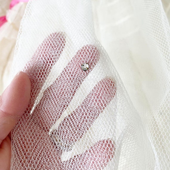 Pretty Pristine White Tulle Dress - image 8