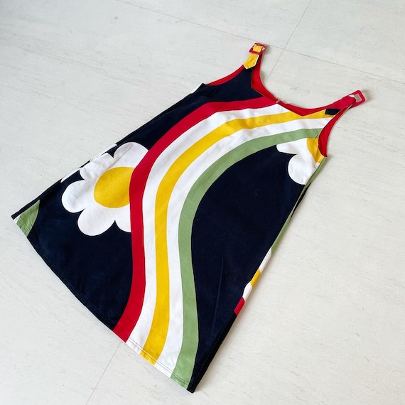 Glorious Sunny Novelty Print Early-60s Dress