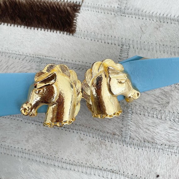 Gorgeous Horse Head Novelty Belt - image 3