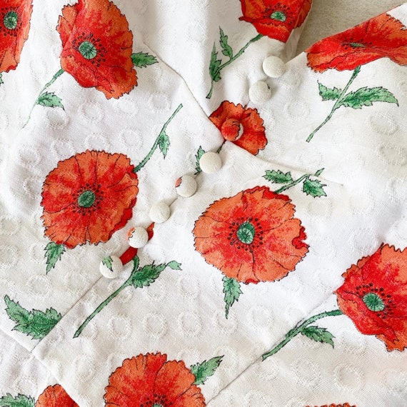 Incredible Poppy Flower Maxi Halter - image 4