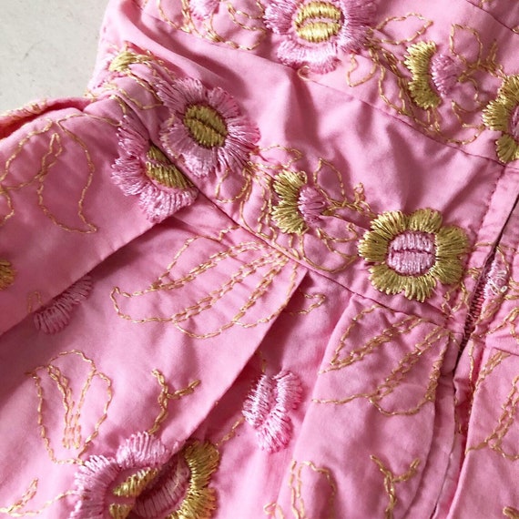 Gorgeous Greta Plattry Indian Inspired Pink Dress - image 4
