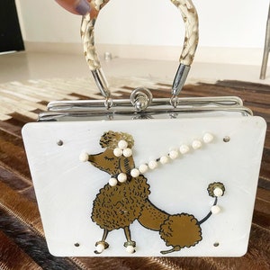 Posh Poodle Lucite Purse