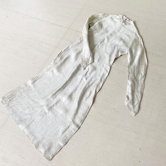 Classy Silver Lame Cheongsam