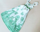 Pretty Henna Art Cottage Core Prairie Dress