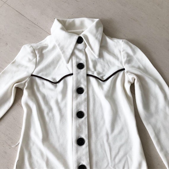 Cool 1970s Cowboy inspired Shirt Dress - image 2