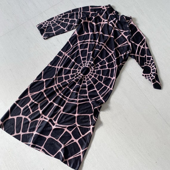 Superb Spiderweb 60s Dress