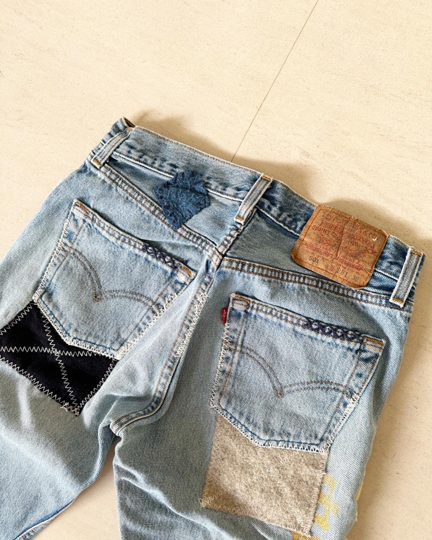 Very Rare Levi's Great China Wall Embroidered Jeans - Etsy