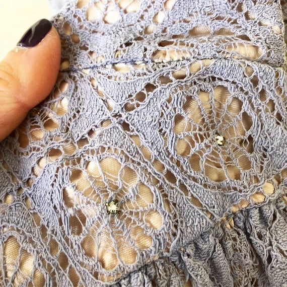 Beautiful Spiderweb Lace Full Circle Dress