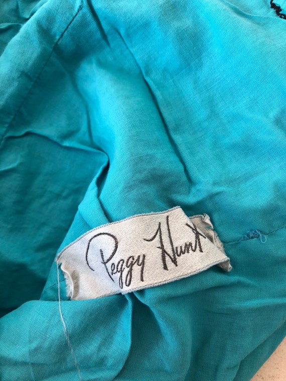 Stunning 1950s Floral Vavavoom Peggy Hunt - image 10