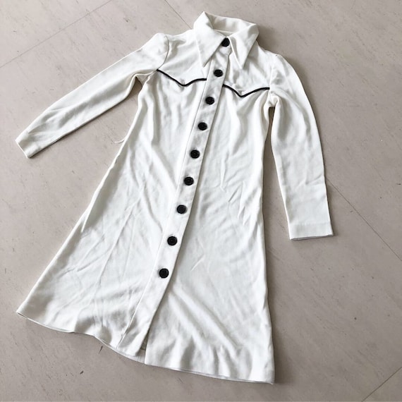 Cool 1970s Cowboy inspired Shirt Dress