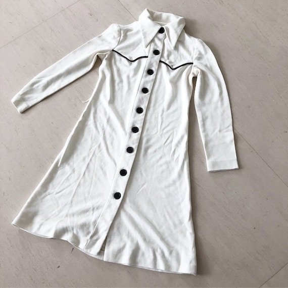 Cool 1970s Cowboy inspired Shirt Dress - image 1