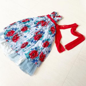 Gorgeous Poppy Print Maxi Bustier