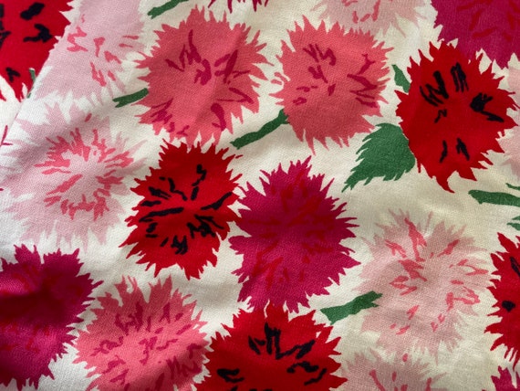 Beautiful 50s Carnation Print Sundress - image 7