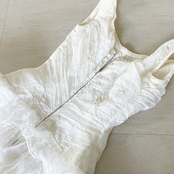 Glorious 50s Ceil Chapman Pristine White Bridal D… - image 9