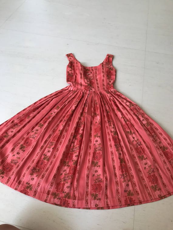 Pretty 1950s Hawaiian Floral Sundress - image 7