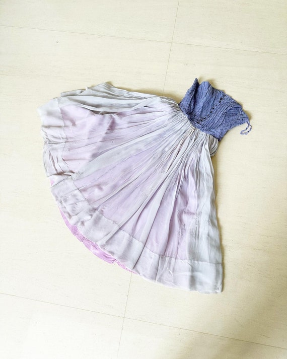 Lovely Lilac Tuxedo Inspired 50s Dress - image 1