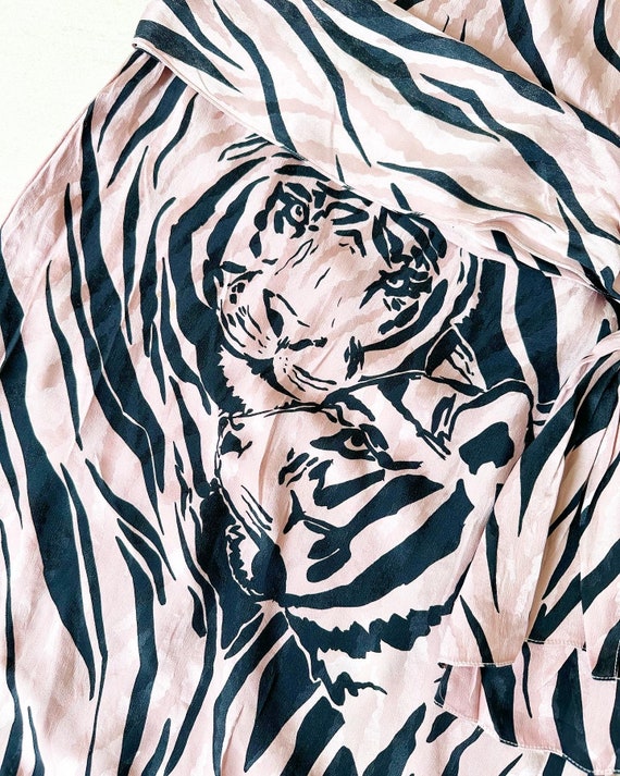 Gorgeous Tiger Print Hip-Tie Dress - image 3