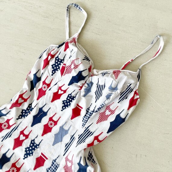 Adorable Swimsuit Novelty Print Sundress - image 2