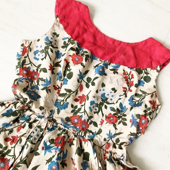 Lovely Butterfly and Floral Sundress