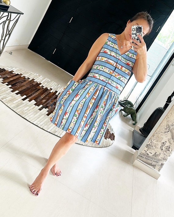 Adorable Cartoon Reel Novelty Sundress