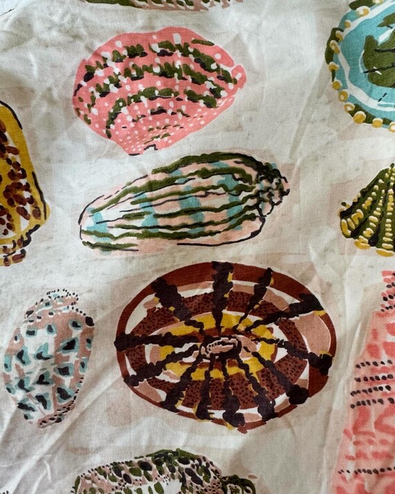 Lovely 50s Seashells Beaded Sundress - image 5