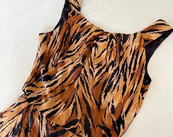 Rare Tiger Print Frederick's of Hollywood 50s Wiggle - Etsy