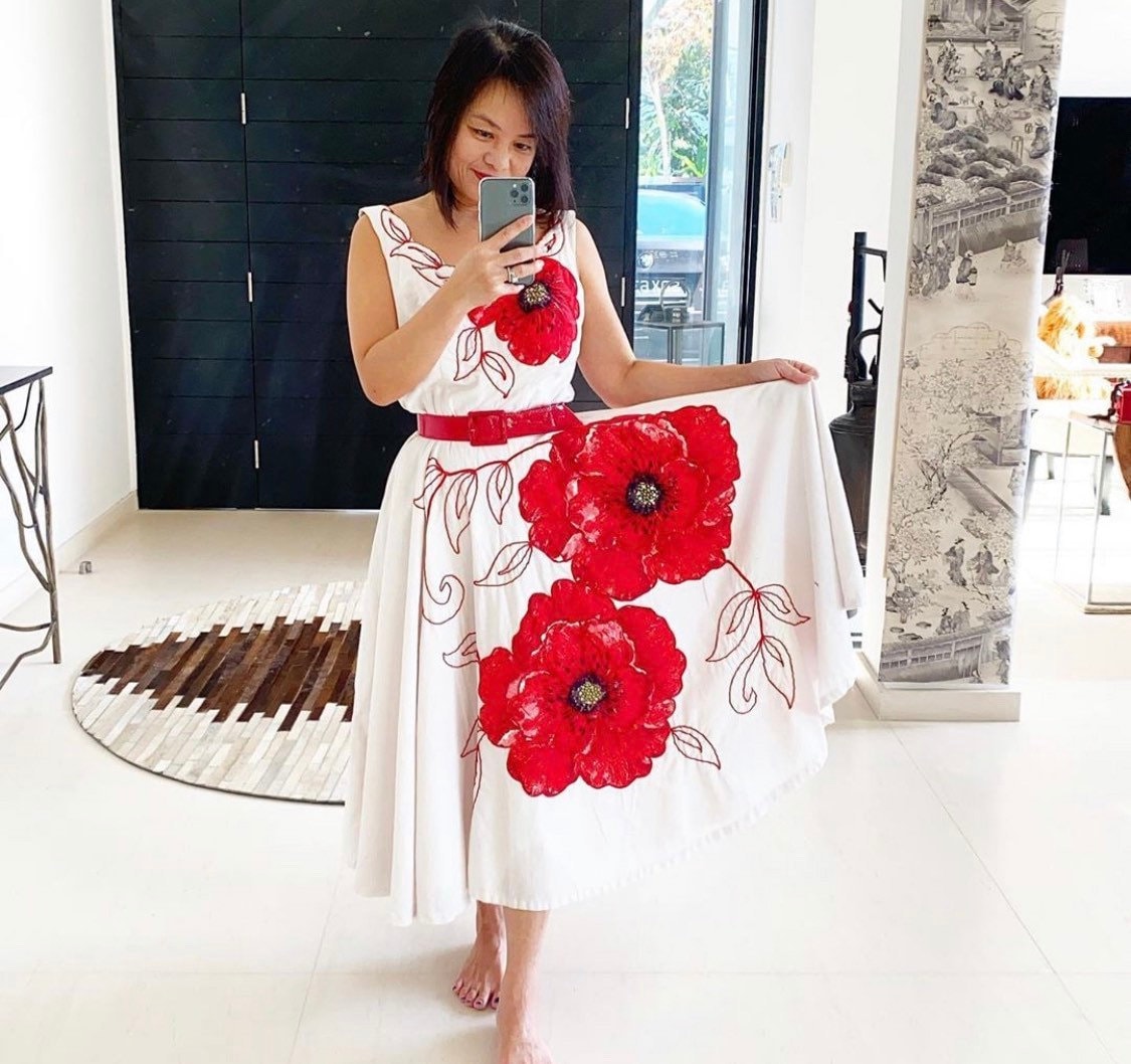 Traffic Stopping Statement Poppy Flower Dress - Etsy Traffic Stopping Statement Poppy Flower Dress - Etsy