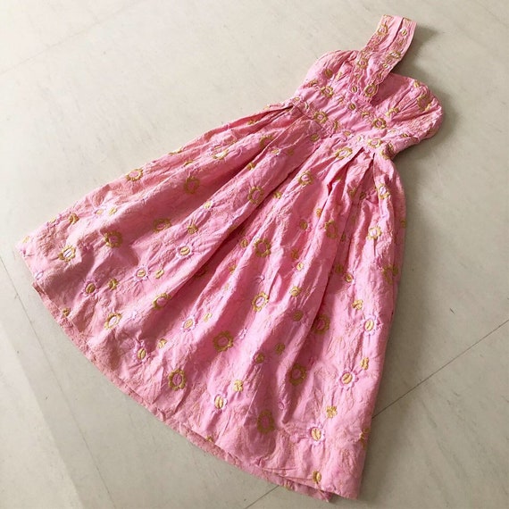 Gorgeous Greta Plattry Indian Inspired Pink Dress - image 6