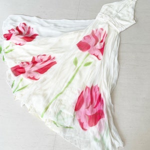 Glorious Fred Perlberg Rose Halter Dress