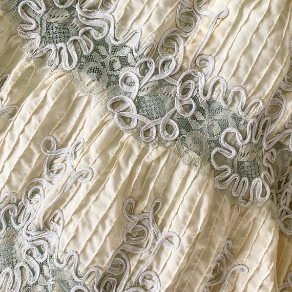 Incredible 50s Soutache Lace Bustier Dress - image 4